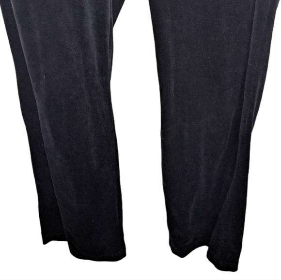 NWT Charter Club Petite Velour Black Pants, Size SP 🖤✨ - Picture 5 of 9